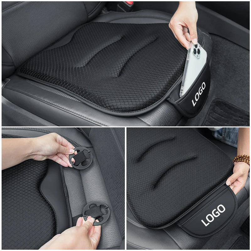 Car Seat Protection Cover Front Rear Cushions Storage Bags Accessories