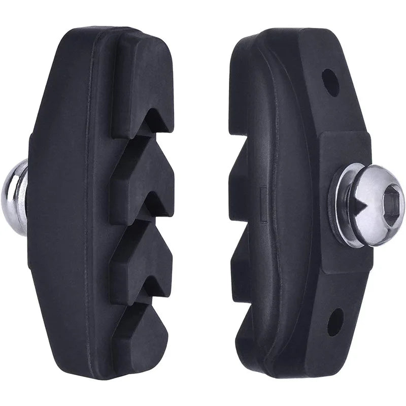 1/2 Pairs 50mm C-shaped Silent Brake Pads Caliper Brake Blocks for BMX Road Mountain Bike Durable Brake Pads Bicycle Accessories