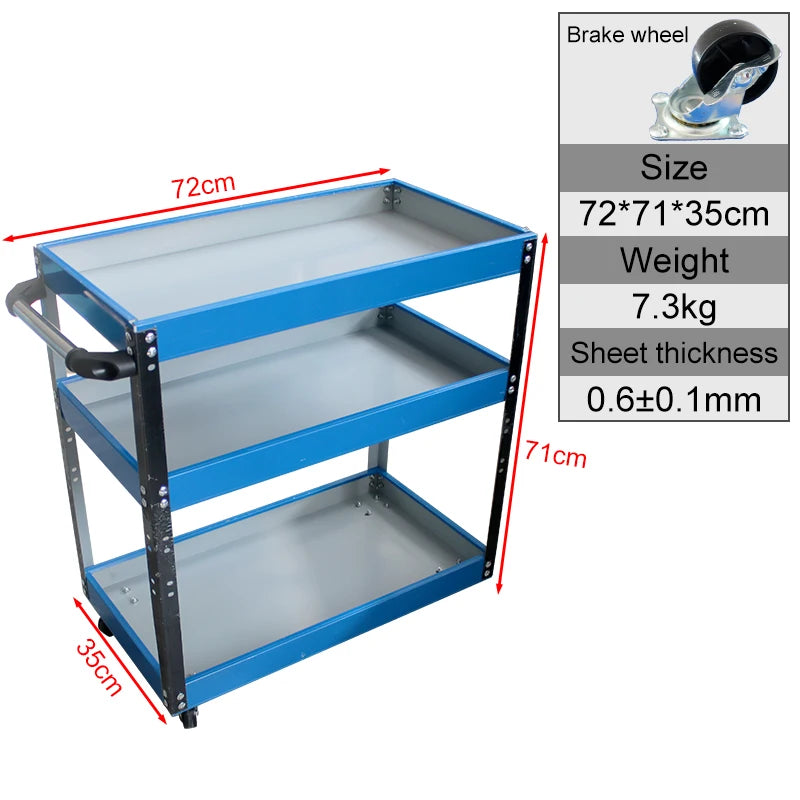 Mechanical Workshop Toolbox Tools  Cart Tool Trolley With Wheels  Cabinet Organizer Holder Garage Workbench Racks Accessories