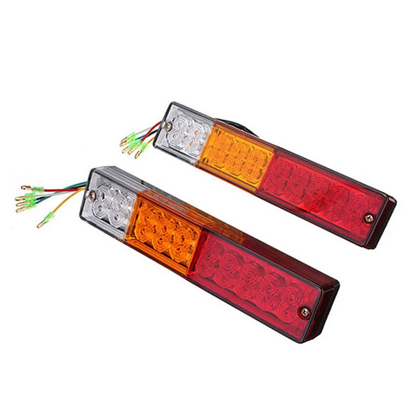 20-LED Tail Light for Cars, Trucks, and Trailers Rear Stop, Reverse, and Turn Signal Indicator Lamp