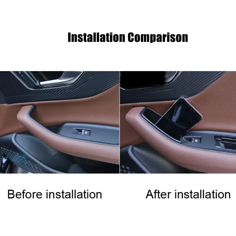 LHD! Car Accessories for Audi Q7 4M 2016 2017 2018 2019 2020 2021 Plastic Interior Front Rear Door Storage Box Holder Organizers