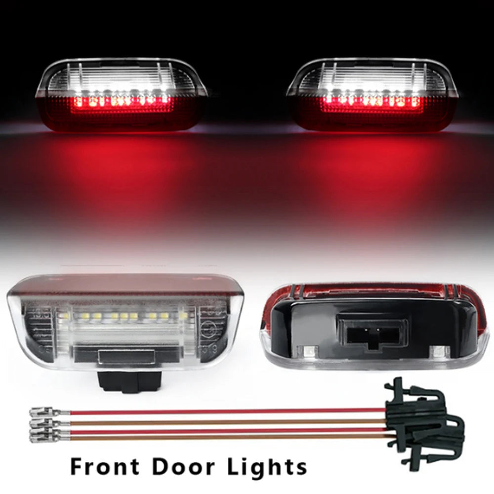 LED Car Door Panel Courtesy Lights For Porsche Cayenne 958 Panamera Macan 718 Boxster Cayman 982 911 991 Series Interior Lamp