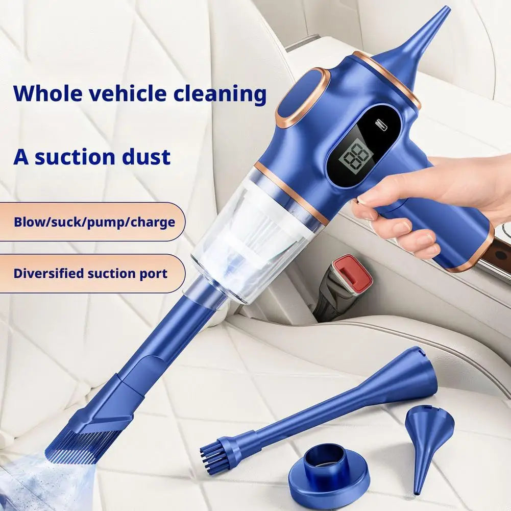 Car Handheld Wireless Vacuum Cleaner Portable Strong Suction Deep Cleaning Car Household High Power Cleaning