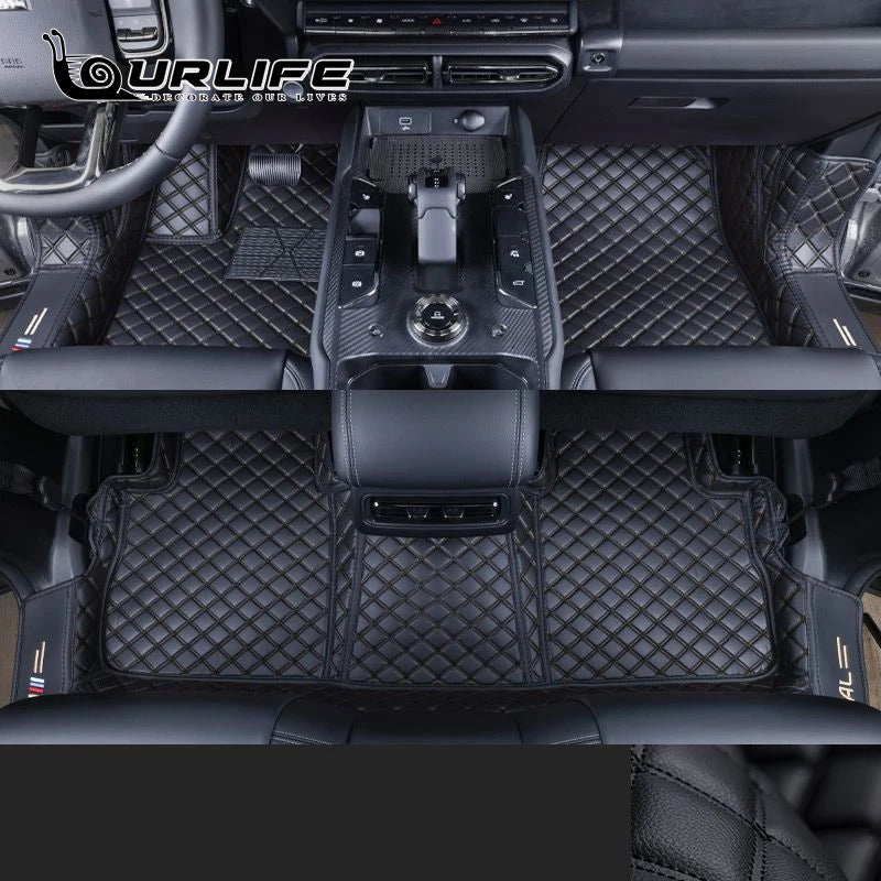For HAVAL H7 2024 2025 LHD RHD Accessories Specialized Floor Mats Car Mat Leather Waterproof Foot Mat Full Covers