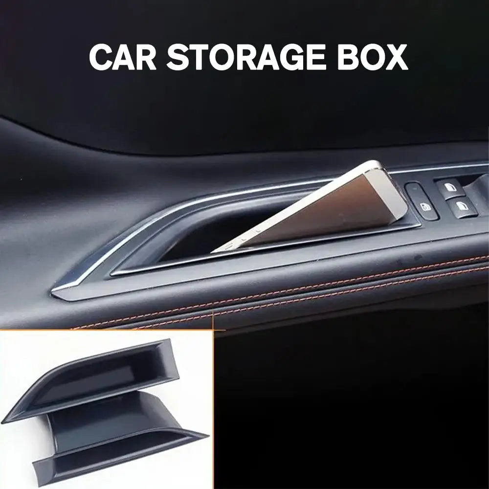 For Peugeot 3008/5008 Car Door Modification Interior Decoration Storage Box Boxing Bracket Tray Car Accessories