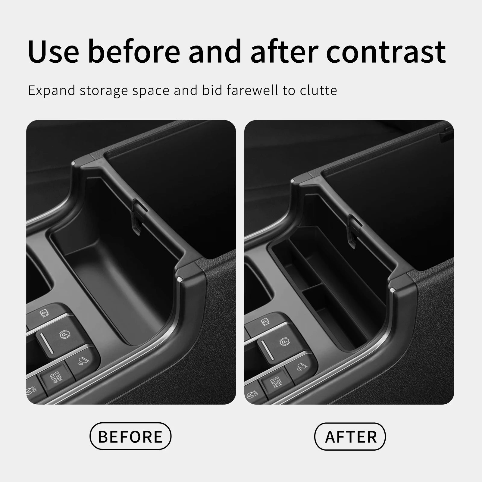 for Kia Sorento 2021-2025 Central Console Storage Box Car Interior Accessories Organizer Storage Case In Front Of Armrest Box