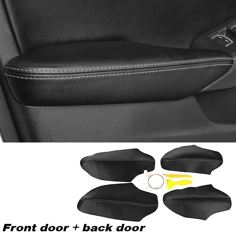 For 11th Honda Civic FE 2022 2023 Car Interior Door Trim Panel Armrest PU Leather Protection Covre，Car Decoration Accessories