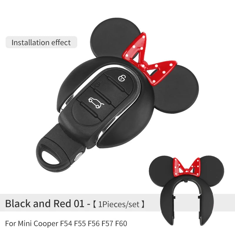Car Key Case Protector Cover For Mini Cooper S JCW F56 F60 F55 F54 F57 Countryman Clubman Car Styling Key Decorative Accessories