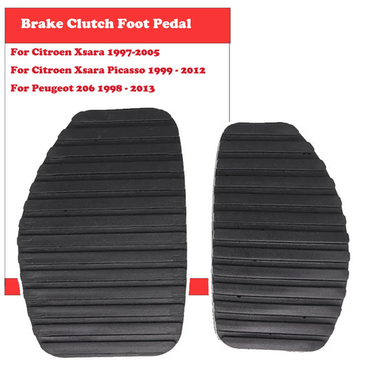 For Citroen Xsara Picasso 1999 - 2012 Jumpy Xantia C4 Picasso C2 SC C5 DC RD TD C6 Rubber Brake Clutch Foot Pedal Pad Cover
