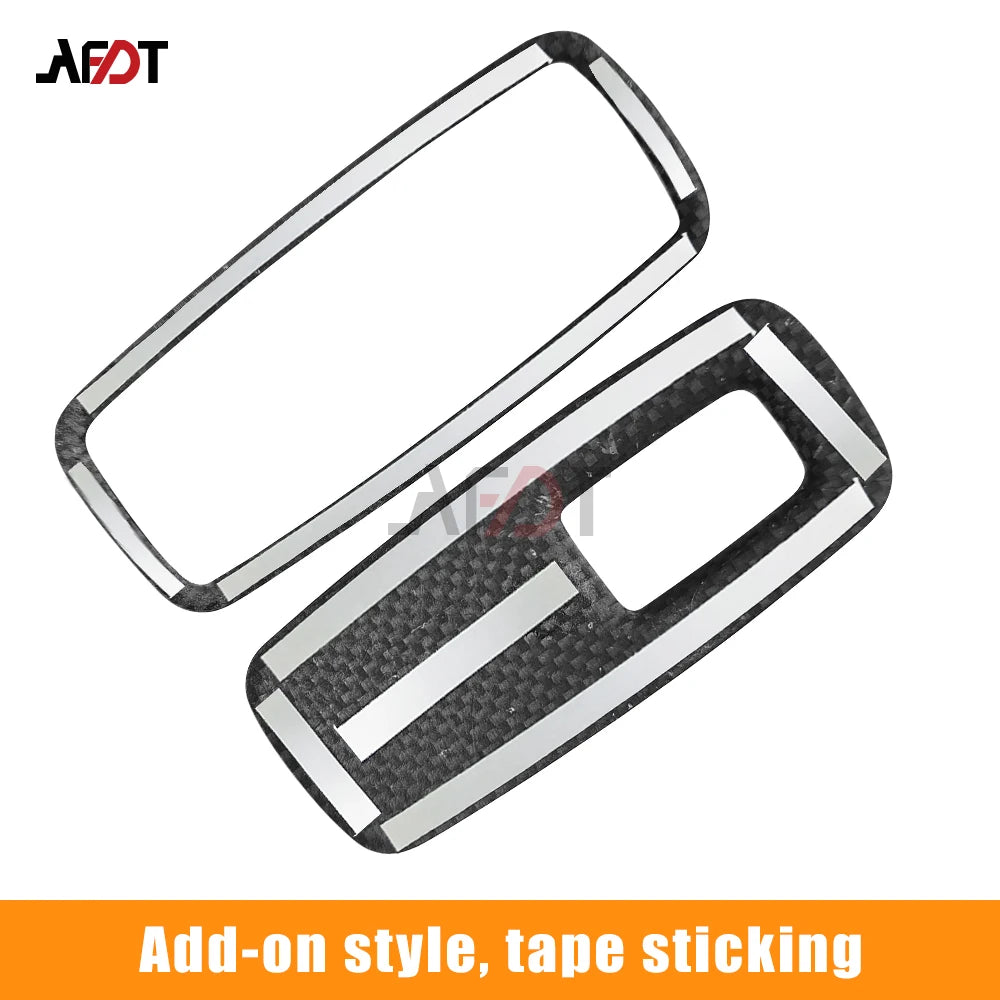 AFDT Real Carbon Fiber Interior For Porsche 911 992 2019-2024 Car Window Lift Switch Panel Cover Sticker Accessories