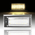 LED 12V-24V Panel Light Car Interior Ceiling Reading Lamp High Brightness Cabin Lights For Bus Van Truck RV Trailer Boat Camper