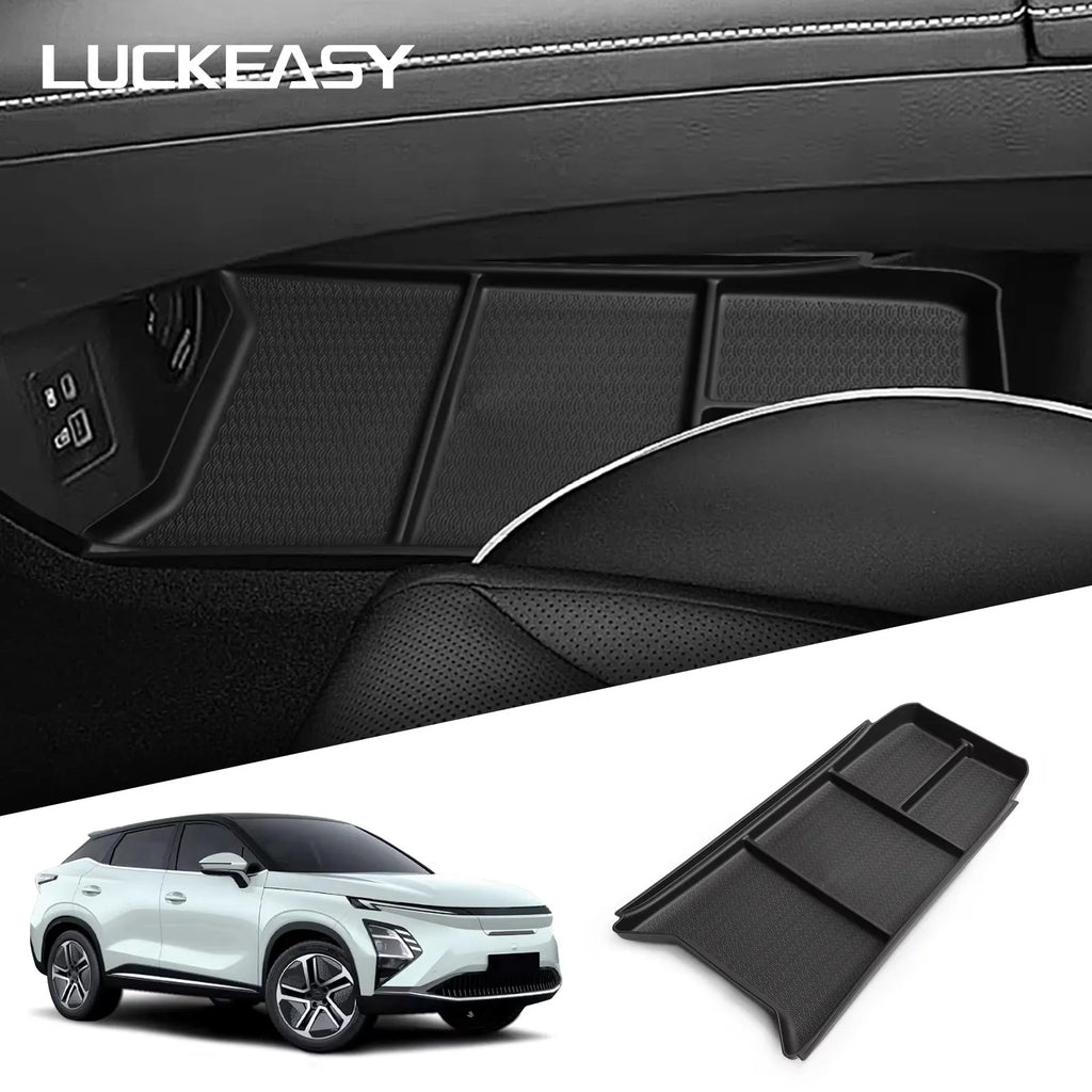 for Chery OMODA C5 EV 2024-2025 Center Console Lower Layer Storage Box Organizer Tidying Interior Accessories Car Storage Box
