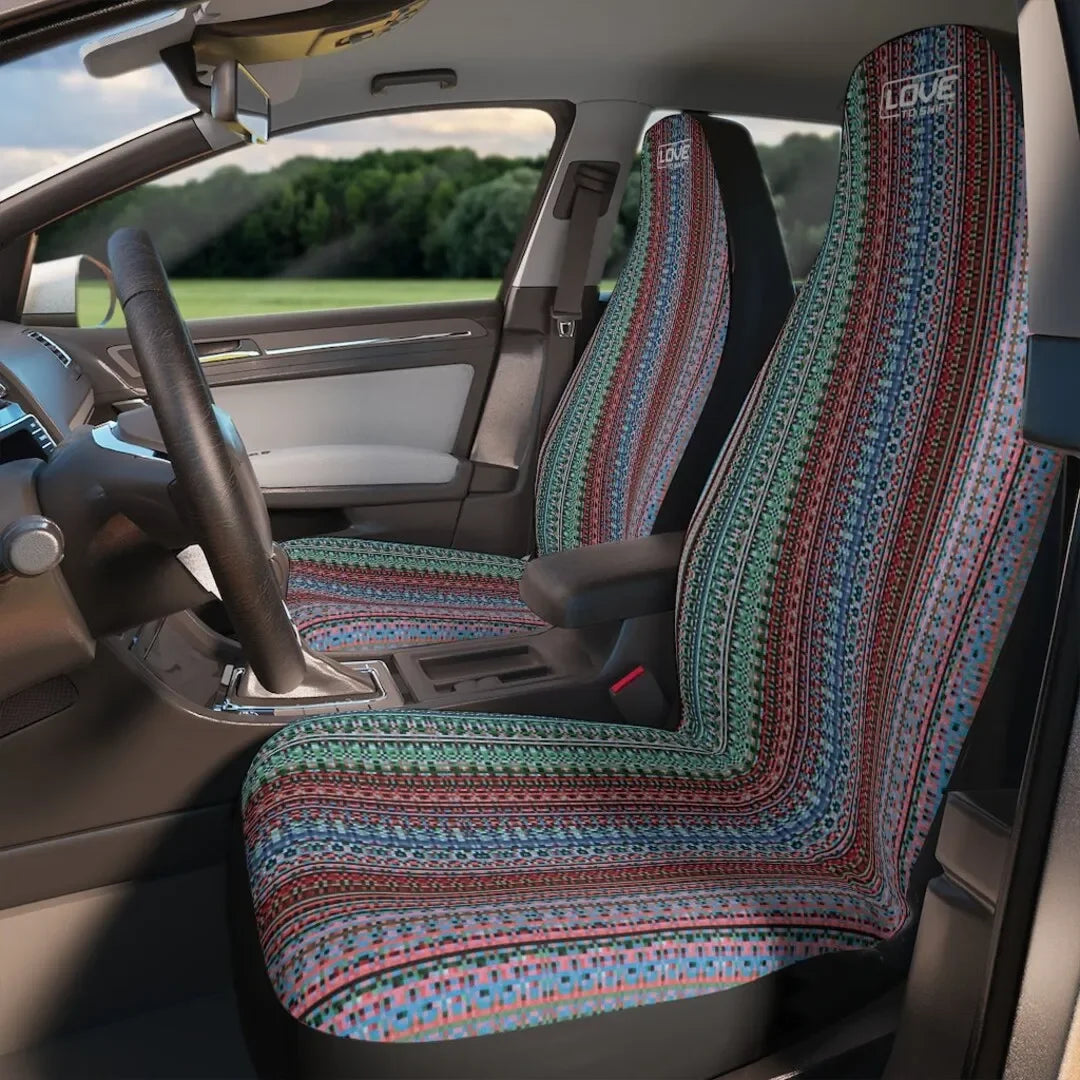 Bohemian Hippie Car Seat Covers Car Seat Accessories Retro Modern Car Decor Vehicle Hippie Van Seat Covers