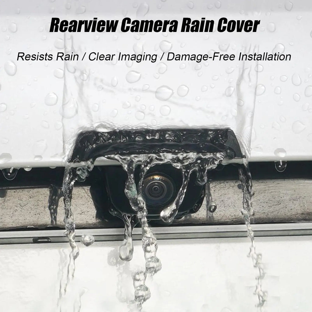 360 Degree Car Rear Camera Cover 1PC Rainproof Dust Shield Protection, Auto Safety Bike Trailers RV Truck Outdoor Supplies 2.8in