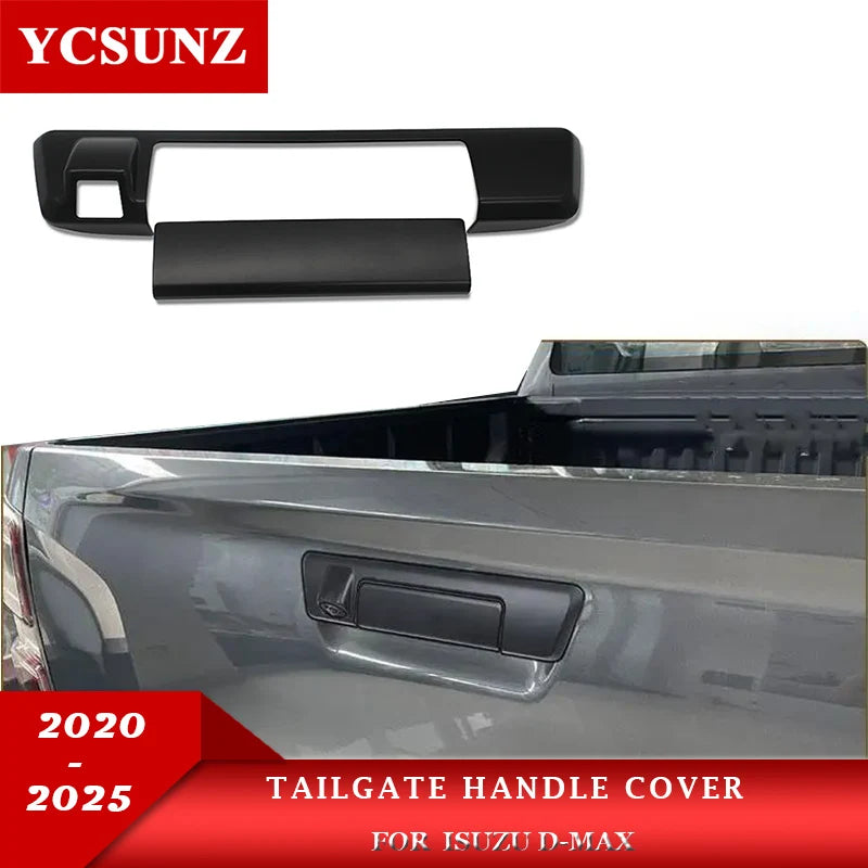 Tailgate Handle Cover with Camera Hole For ISUZU D-MAX DMAX 2020 2021 2022 2023 2024 2025 Pickup Truck Car Accessories