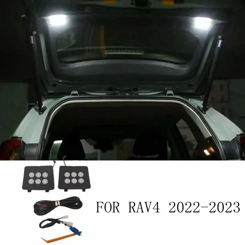 FOR RAV4 2019-2021 2022 2023 2024 Accessories LED Car Trunk Light Luggage Trunk Top Lamp Tailgate Lights Suitcase Dome
