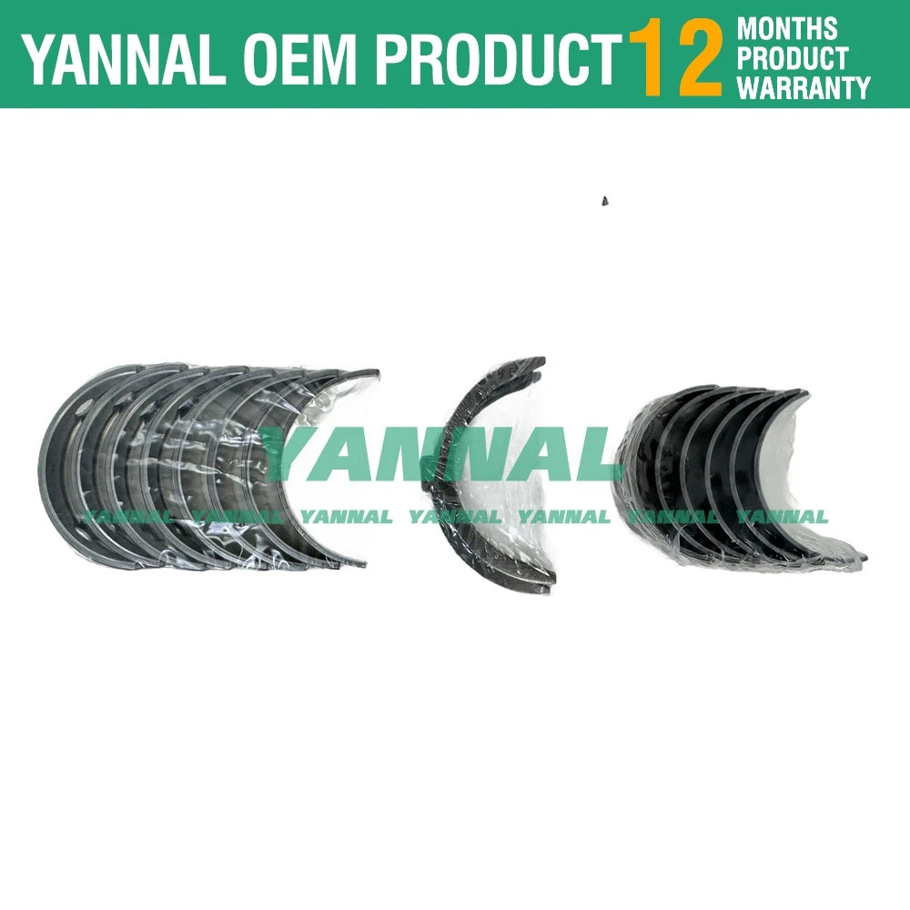 For ISUZU 3AB1 Crankshaft Main Bearing Connecting Rod Bearing Set Thrust washer