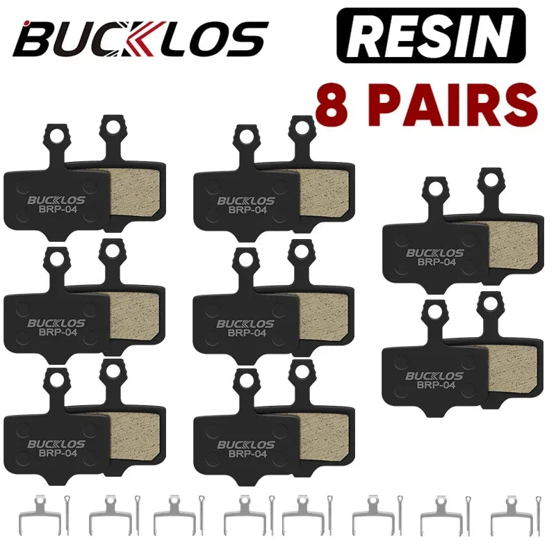 BUCKLOS Resin Disc Brake Pad For SRAM AVID Wear-resistant Hydraulic Brake Pads MTB Brake Pads for DB3 DB5 ELIXIR Cycling Parts
