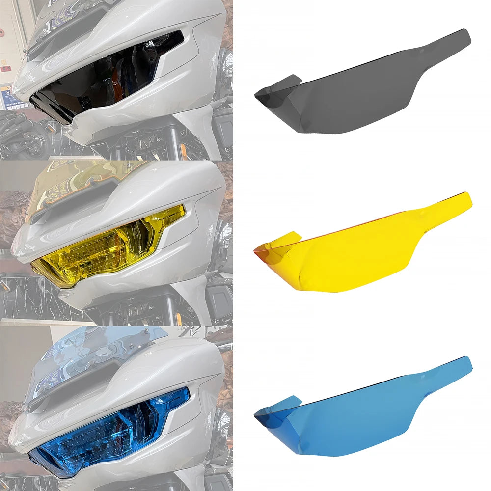 Motorcycle Accessories Headlight Cover Protector Headlamp Guard Fairing For Harley CVO Road Glide ST 23 24 Road Glide FLTRXSE