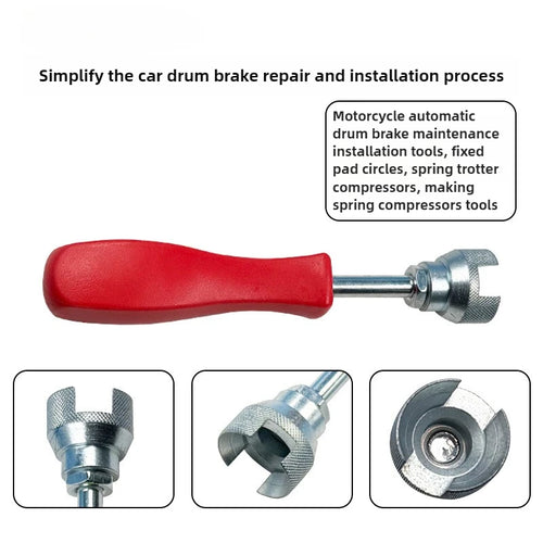 Herramienta de instalación y reparación de frenos de tambor de automóvil de 5,7 pulgadas, arandela de sujeción, compresor de zapata de resorte, arandela de resorte de freno, trabajador de aleación y plástico