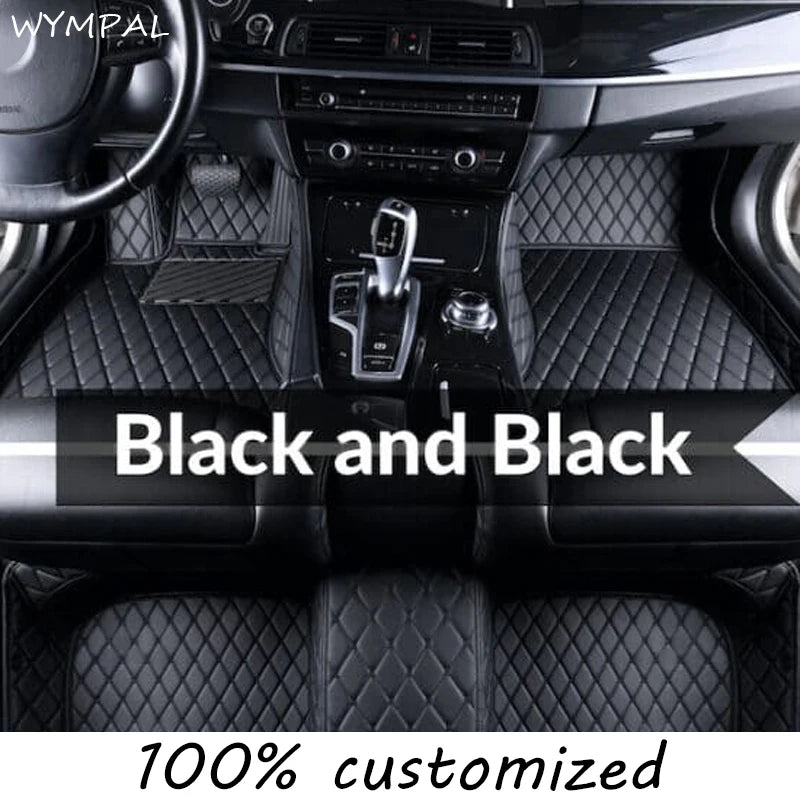 Custom Automotive Car Floor Mats For Mercedes W203 2001 2002 2003 2004 2005 Auto Luxury Leather Men Women Car Mats Full Coverage