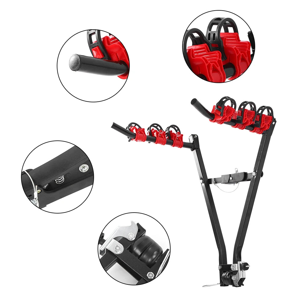 Car Bicycle Carrier Automobile Tail Tow Mount Hanger Van Rack Accessory