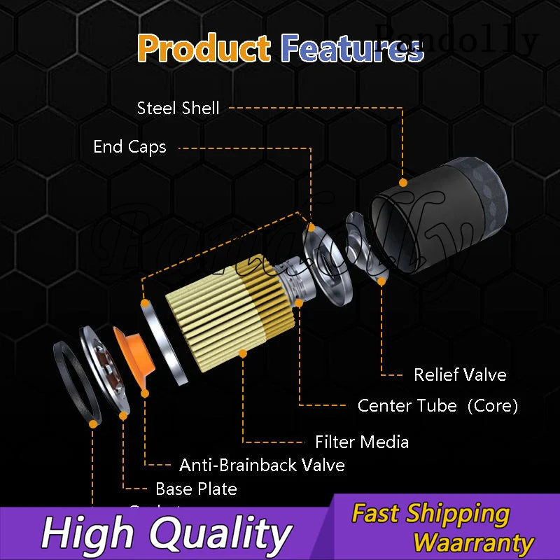 KV61-9155-AG Car Fuel Filter For Ford Ranger 2.0L 2023 Everest 2.0L 2023 JB3C-9155-AC KV6Z9155D Automotive Accessories