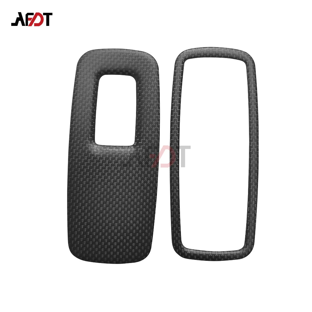 AFDT Real Carbon Fiber Interior For Porsche 911 992 2019-2024 Car Window Lift Switch Panel Cover Sticker Accessories