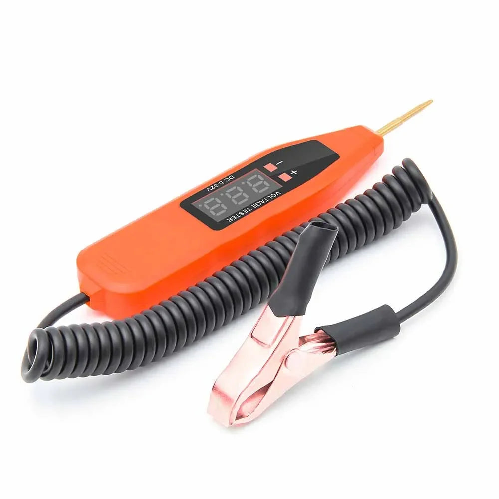 Car Truck Electrical Circuit Voltage Tester Pen Power Probe Automotive Scanner Auto LED Display Digital Diagnostic Tool 5V-32V