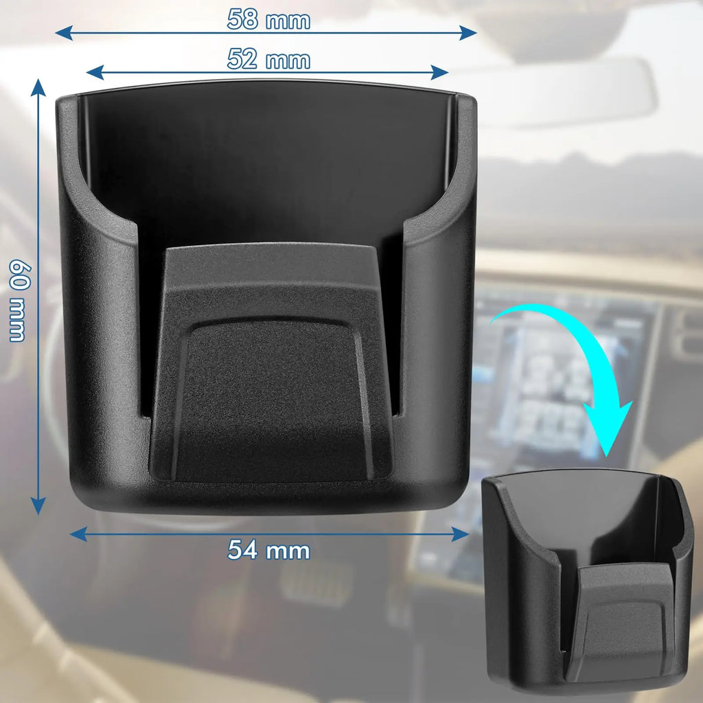 Car Key Holder Clip Car Interior Storage Box Dashboard Organizer Adhesive Mount For Card Key Rack Universal Fit