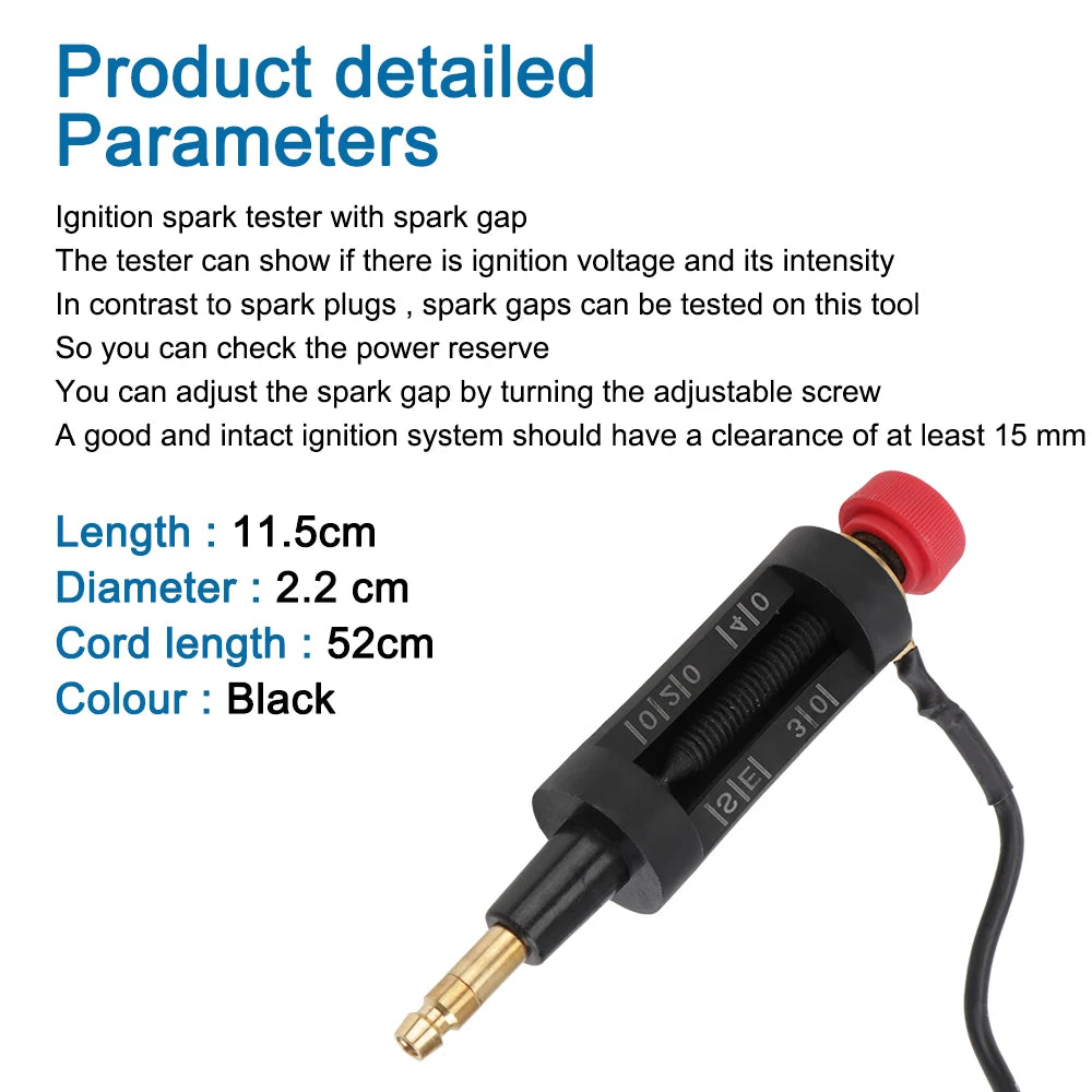 Spark Plug Tester Coil Engine In Line Car Circuit Diagnostic Autos Adjustable Ignition Coil Tester Ignition System