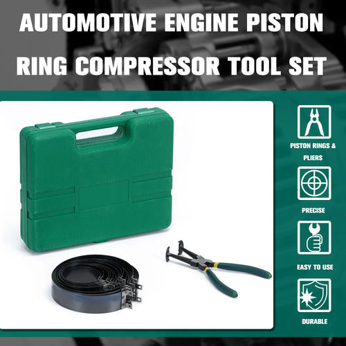 14pcs Piston Rring Disassembly Tool Piston Ring Compressor Automobile Engine Piston Ring Compressor Cylinder Installer Plier