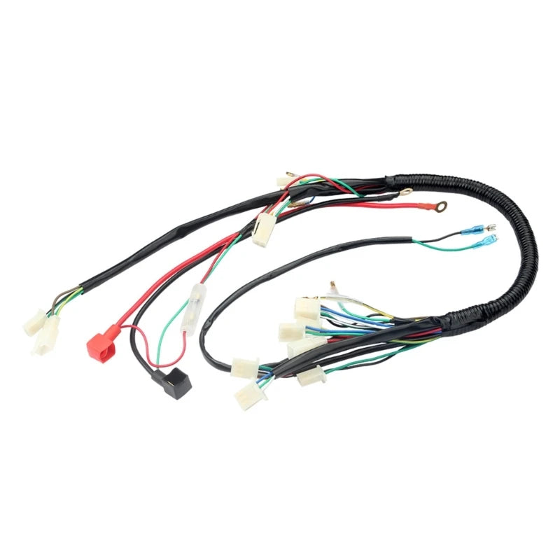 Motorbike Full Electrics Wiring Harness Cdi Stators for 50-125cc ATV Dropship