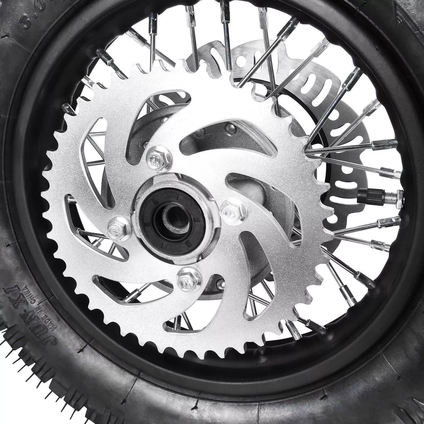 10" Rear Wheel 3.00-10 Tire Rim 3.00-10 Tire  for Dirt Pit Trail Bikes CRF KLX Motorcycle