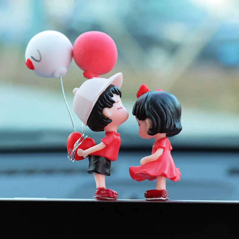 Cute Creative Cartoon Car Decoration Ornaments Auto Center Console Car Interior Accessories