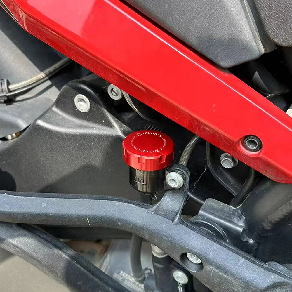 For Aprilia RS660 RS 660 RSV4 R/RR/RF Tuono V4 1100 RSV 1000 Mille Motorcycle Front Rear Brake Fluid Reservoir Cover Accessories