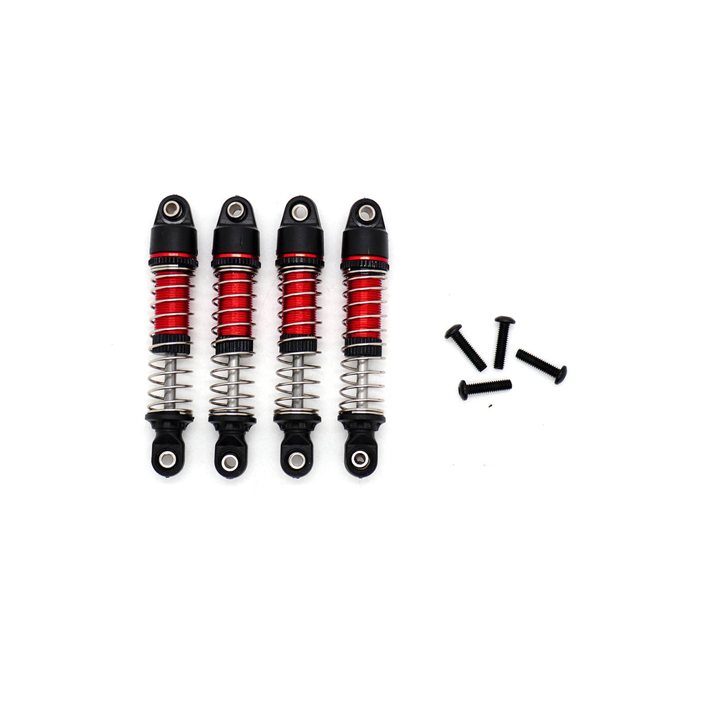1/18 RC Crawler TRX4M Parts Drive Shaft Shock Absorber Oil Damper Utility Trailer Luggage Rack Led for Traxxa RC Car Upgrade