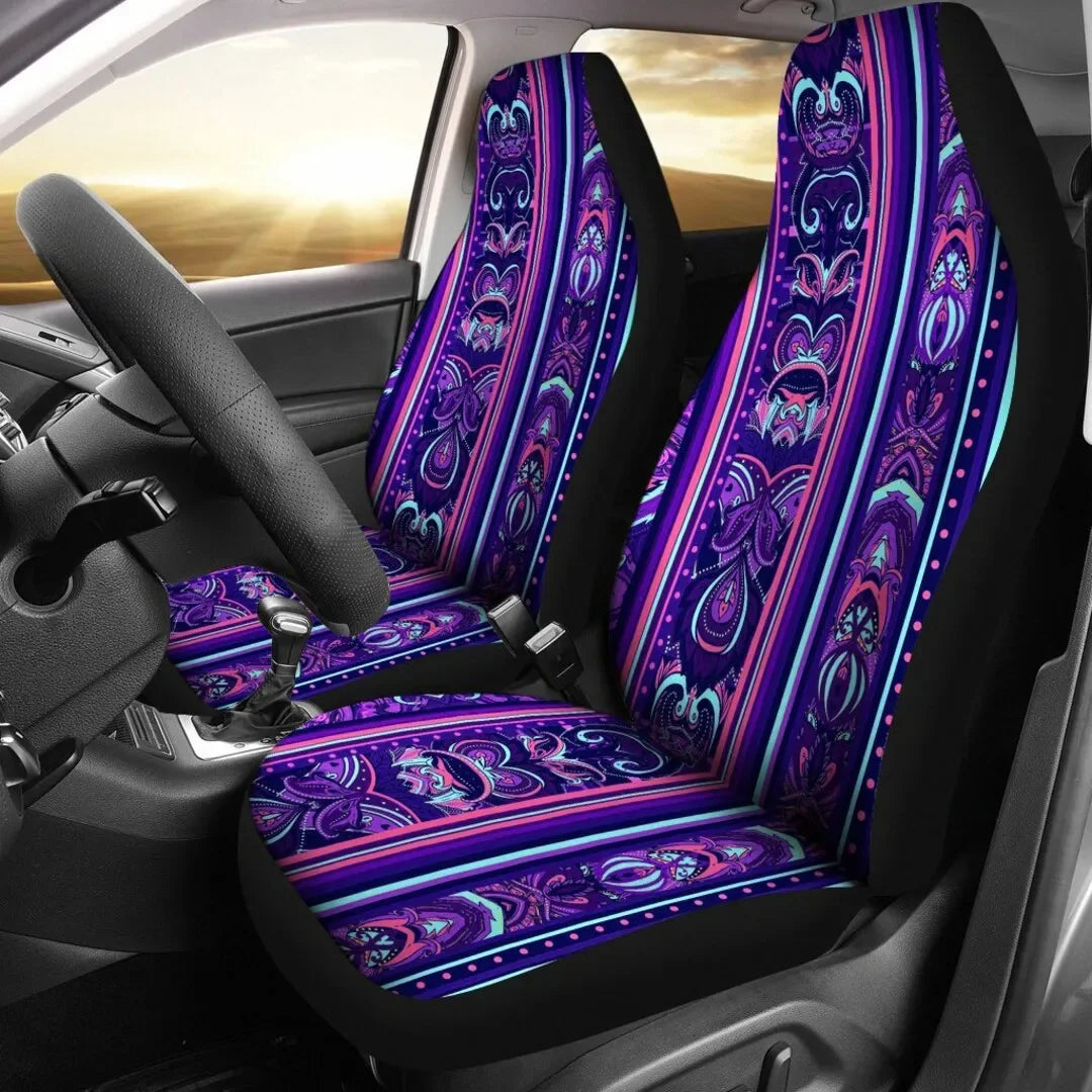 Bohemian Hippie Car Seat Covers Car Seat Accessories Retro Modern Car Decor Vehicle Hippie Van Seat Covers