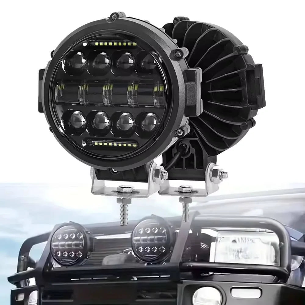 7 Inch Car LED Work Light Bar Driving Lamp For Jeep Offroad Boat Tractor Truck 4X4 SUV UTV ATV Spotlight Led Fog Light Headlight