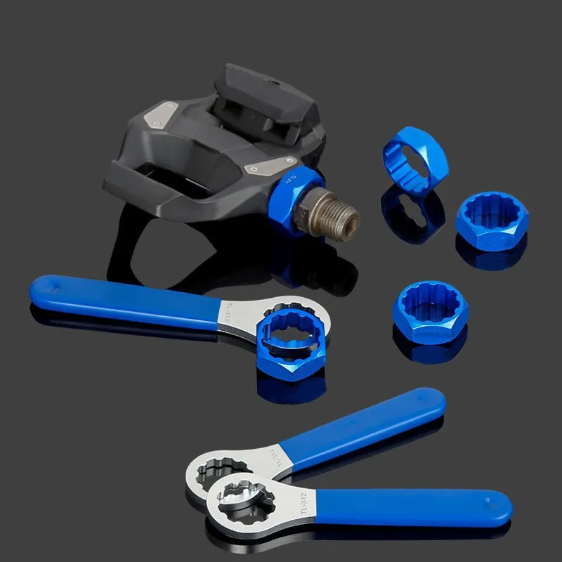 Bicycle Pedal Disassembly Tool Mountain Road Bike Lock Pedal Axle Spindle Shaft Installation Removal Supplies Bike Repair Tools