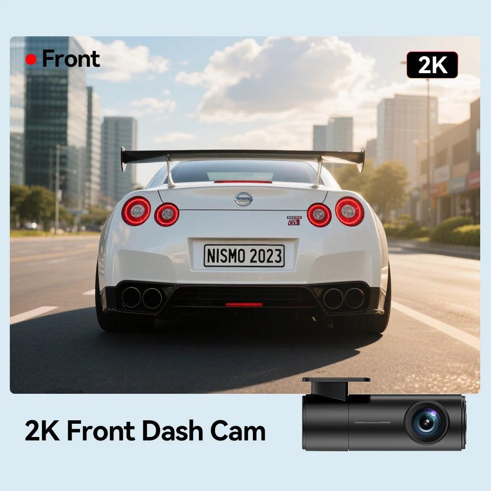 JIMIMAX G29 Mini Dash Cam 2K 5.8Ghz Wi-Fi Support Front Cam Car DVR IR Night Vision Parking Mode dashcam App Control