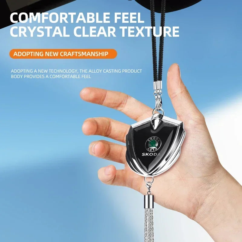 Auto Rearview Pendants Car Interior Accessories For Skoda Octavia MK2 MK1 2 3 A5 A7 A8 Fabia Karoq Superb Rapid Kamiq Scala