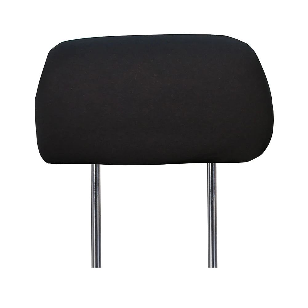1pc Car Seats cover in Style Black Premium Cloth Headrest Cover for Car  Truck  SUV  Auto Universal Fit  Set of 1