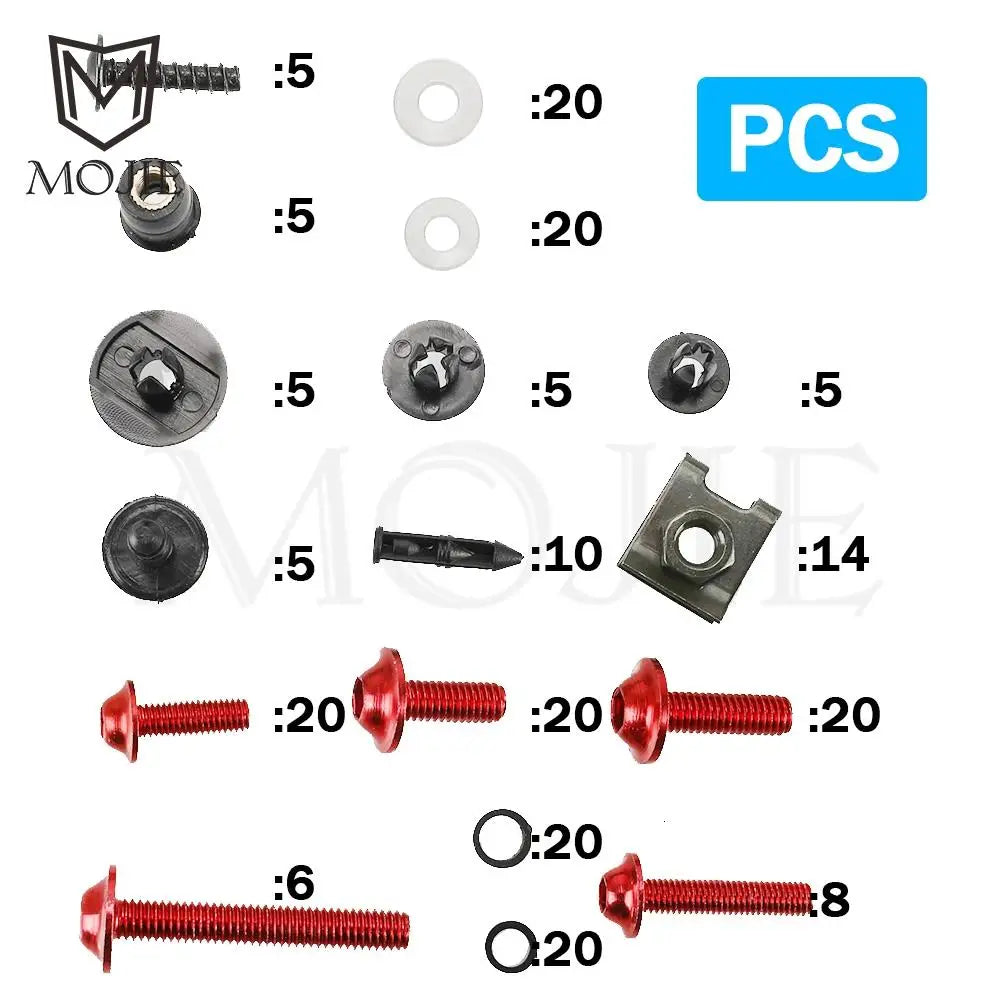 Motorcycle Accessories Full Fairing Bolts Kit Screws Nuts For CFMOTO CF MOTO 250SR 450SR 450SS 250CL-X 700CLX ADV SPORT 700CL-X