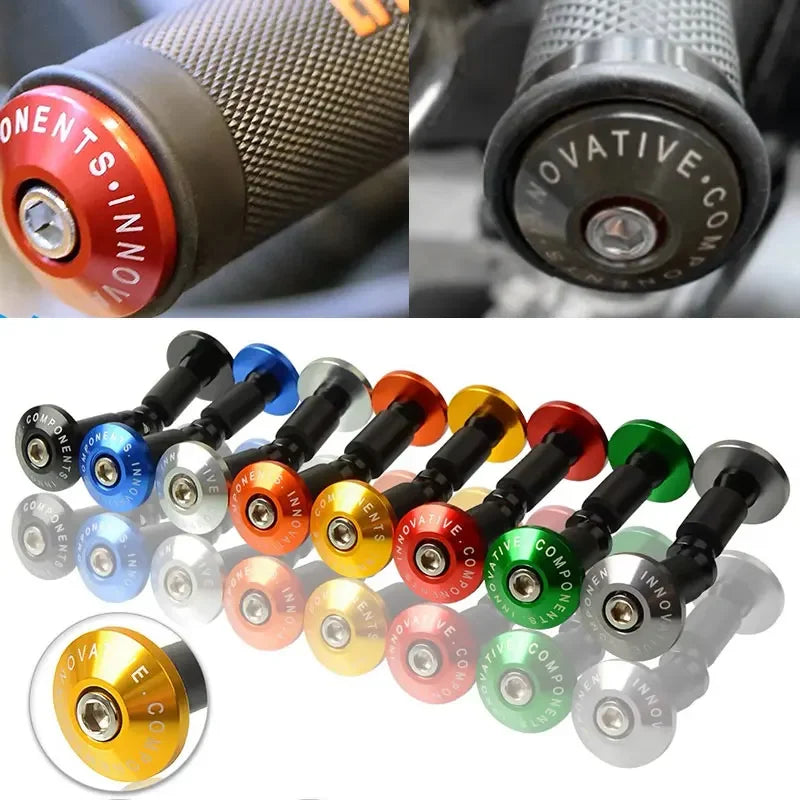 For Honda Yamaha KTM Dirt Bike Accessories ﻿ 1 Pair Motorcycle Handle Bar Ends Plug Grips Handlebar Plug Caps Slider Motor Bike
