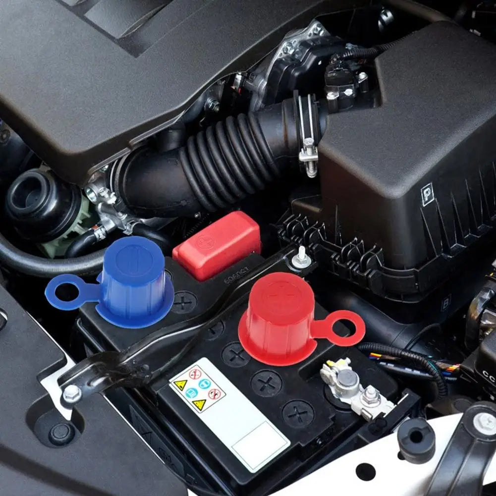 Car Battery Terminal Protection Cover Insulated Cap For Truck SUV High Strength Material Water Dust Proof Battery Protector