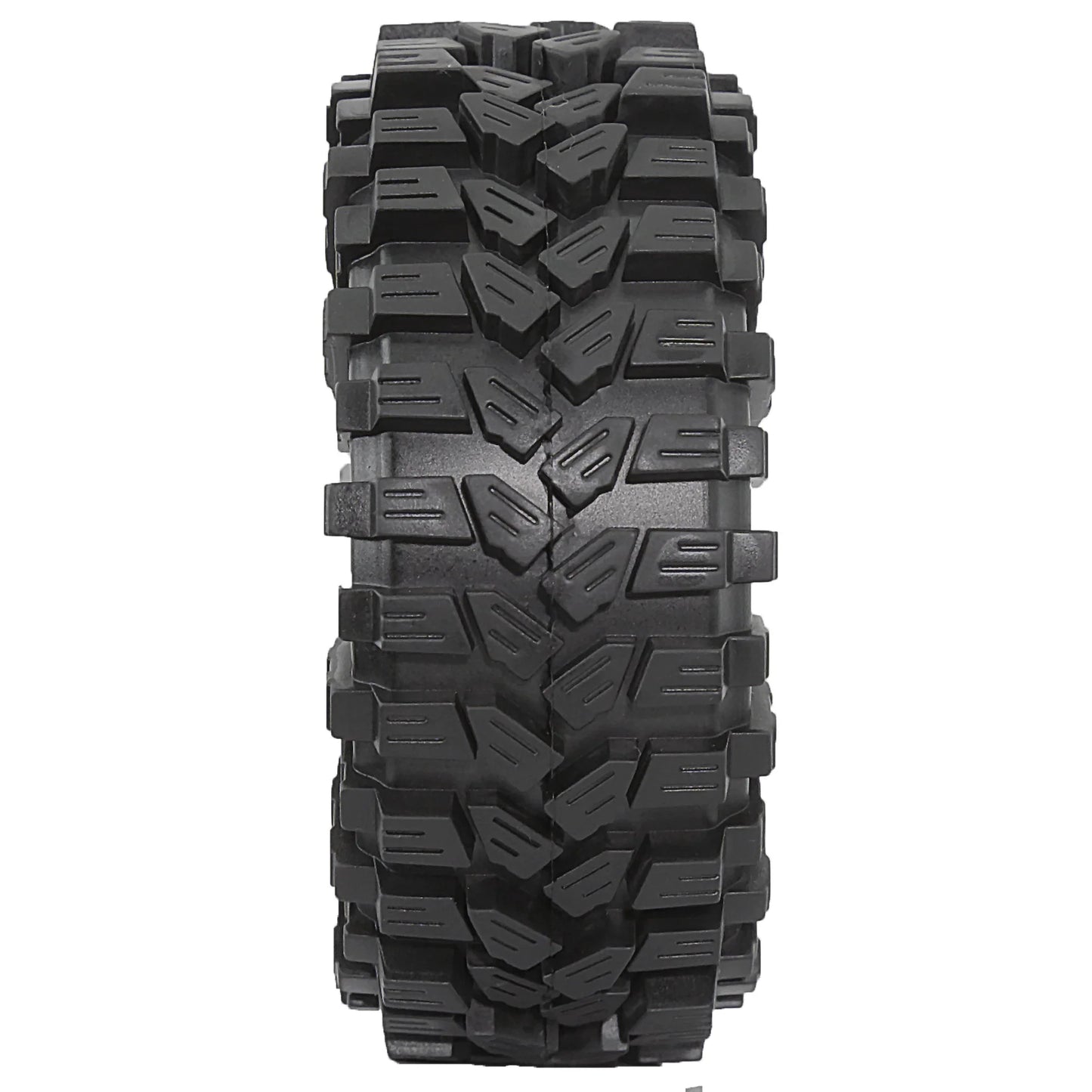 Aluminum 1.9 Beadlock Wheel Rims Tires for 1/10 Axial SCX10 SCX10 II SCX10 III TRX4 D90 90046 4PCS