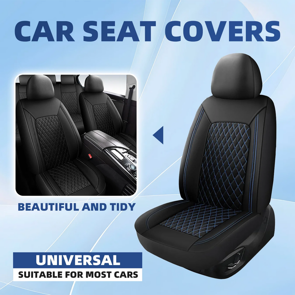 Car Seat Covers Full Set Front Split Rear Bench For Car Universal Cloth SUV Sedan Van Automotive Interior Covers  0910