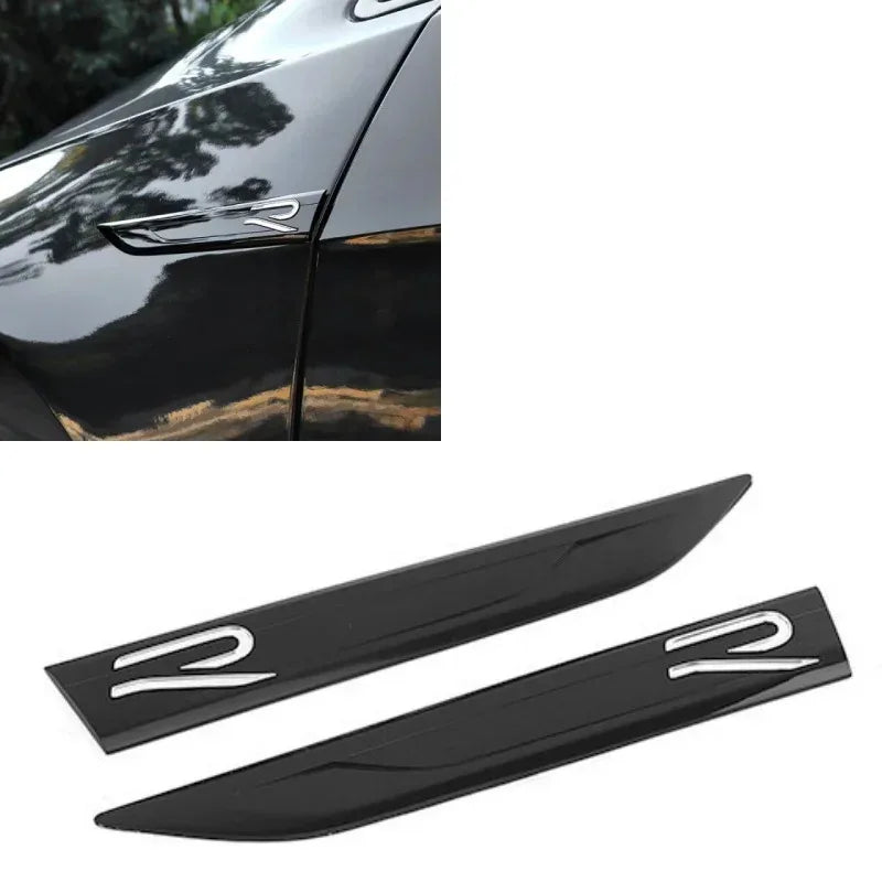 For Hot Shots Gol f8 2019 2020 2021 2022 2023 MK8 Car Accessories Trim Side Fender Front ABS Emblem Cover