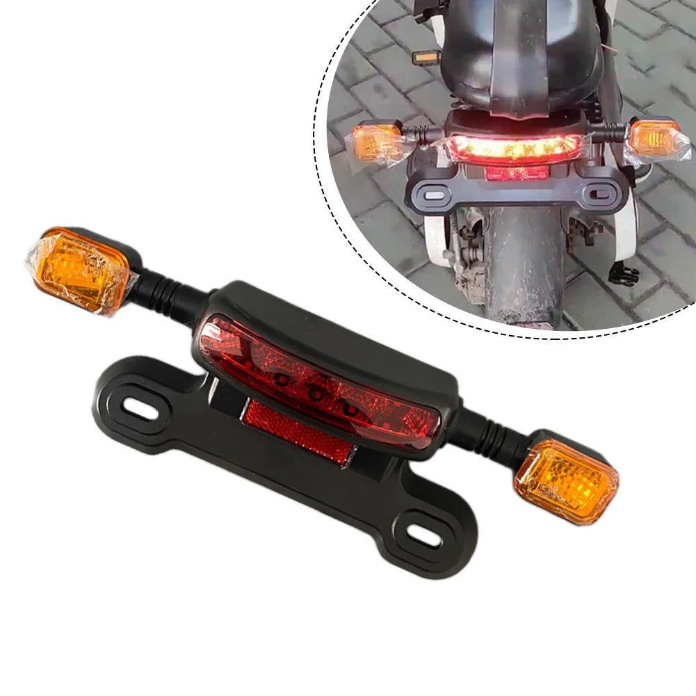 Hot sales 12/48/60V Electric Vehicle Rear Light LED Brake Driving Light Turn Signal Taillight Electric Bicycle Accessories